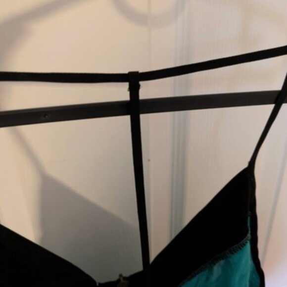 Urban Outfitters Silence Noise Strappy Silk Cami Tank Blouse Medium Indie Sleaze - Picture 5 of 7